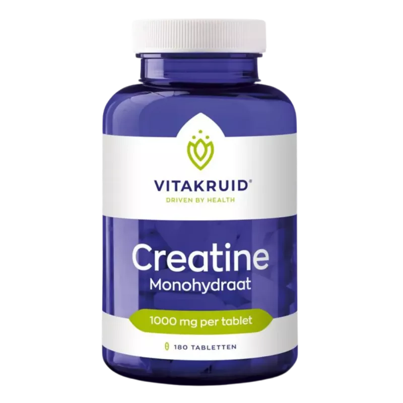 Vitakruid Creatine Monohydraat Tabletten 1000 mg | Vits & Mins