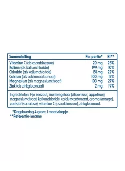 Vitalize Elektrolyten Poeder Mango Suikervrij | Vits & Mins