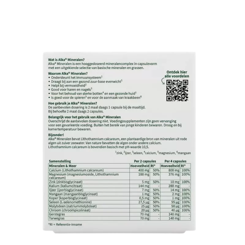 Tijdelijk 20% korting op Alka® Mineralen | Basisch mineralencomplex ...