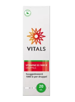 Vitals Vitamine D3 1000 IE Druppels kopen | Vits & Mins