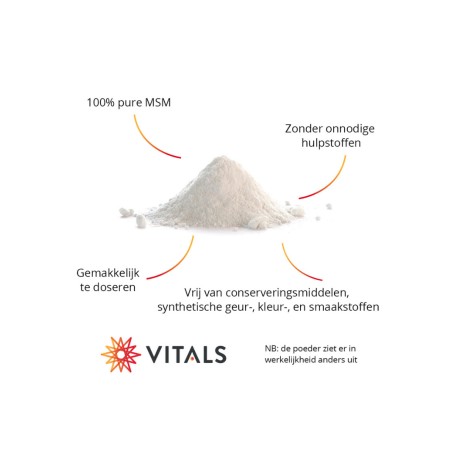 Vitals MSM Poeder kopen | Vits & Mins