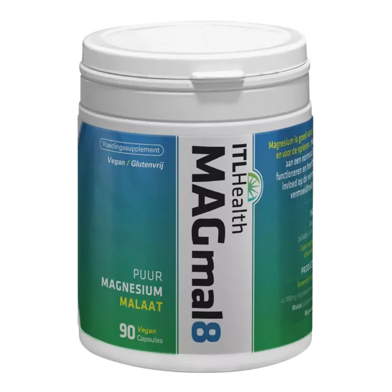 MAGmal8 ITL Health - Puur Magnesium Malaat | vitsenmins.nl