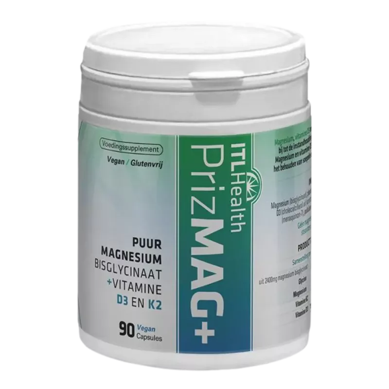 PrizMAG D3 K2 ITL Health - Magnesium Bisglycinaat | vitsenmins.nl