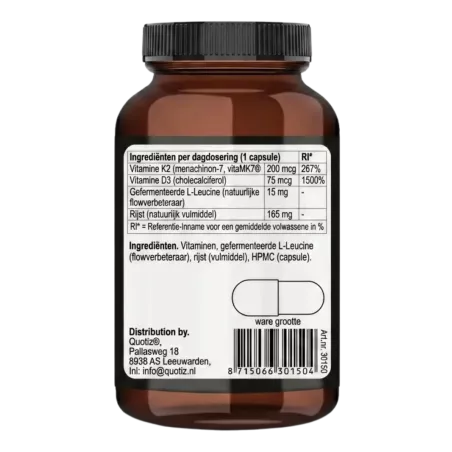 Vitamine K2 & D3 kopen | Vits & Mins