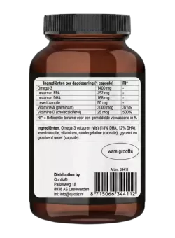 Cod Liver Oil Vitamine D 25 mcg kopen | Vits & Mins