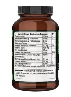 Rhodiola Extract 500 mg met magnesium en zink kopen | Vits & Mins