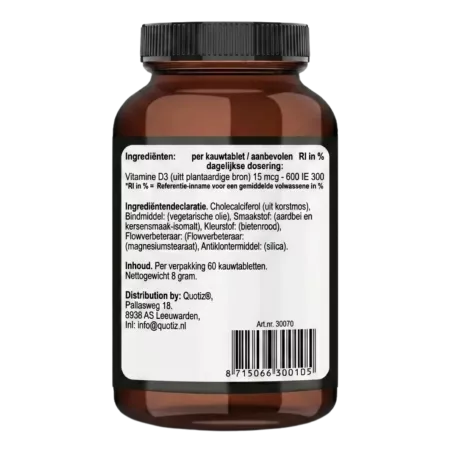 Vitamine D3 Kind 600 IE kopen | Vits & Mins