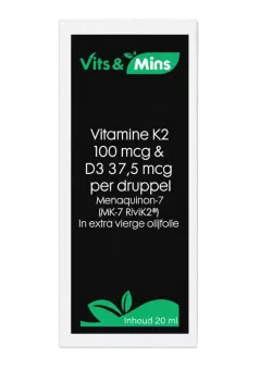Vitamine K2 D3 Druppels kopen | Vits & Mins