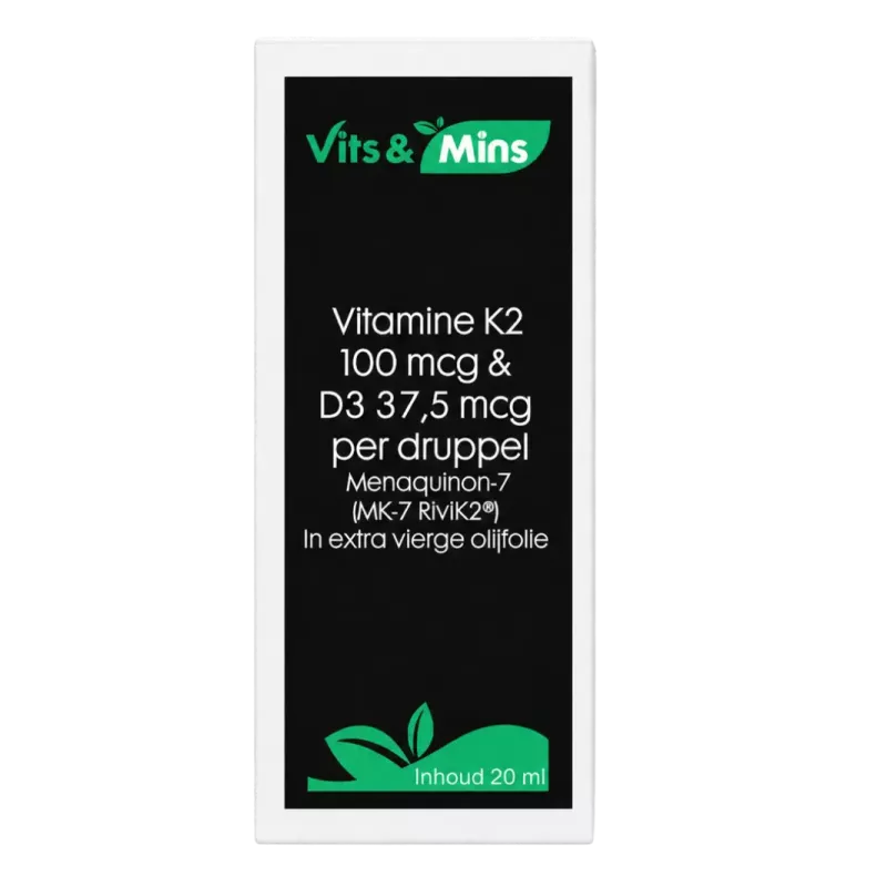 Vitamine K2 D3 Druppels kopen | Vits & Mins