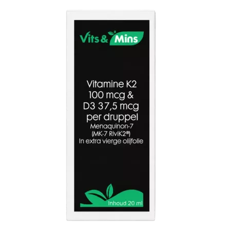Vitamine K2 D3 Druppels kopen | Vits & Mins