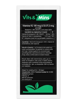 Vitamine K2 D3 Druppels kopen | Vits & Mins
