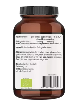 Biologische Maca 500 mg kopen | Vits & Mins
