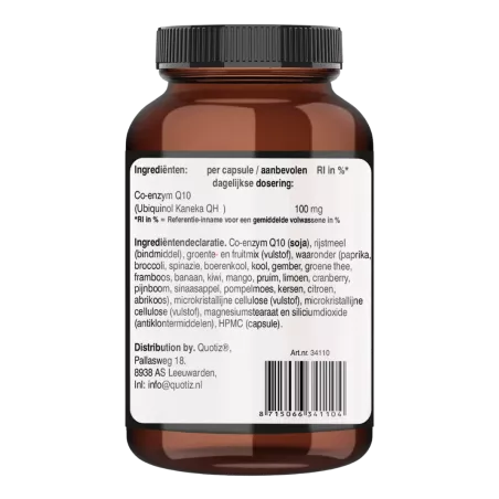 Ubiquinol Q10 100mg Kaneka QH kopen | Vits & Mins