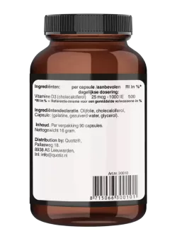 Vitamine D 1000IE kopen | Vits & Mins