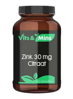 Zink Citraat 30 mg kopen | Vits & Mins