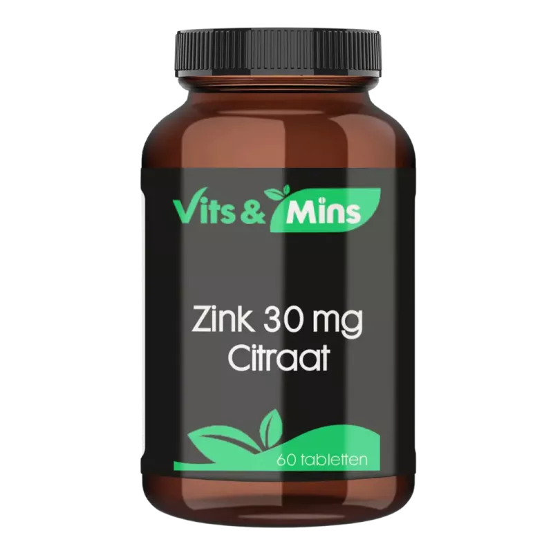Zink Citraat 30 mg kopen | Vits & Mins