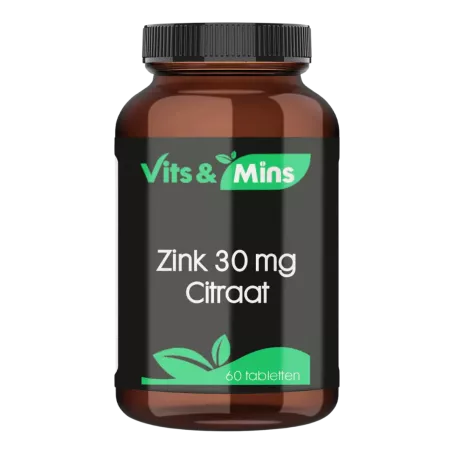 Zink Citraat 30 mg kopen | Vits & Mins
