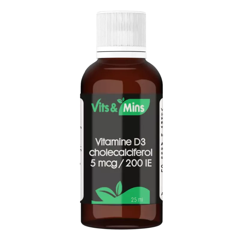 Vitamine D3 druppels 5 mcg kopen | Vits & Mins