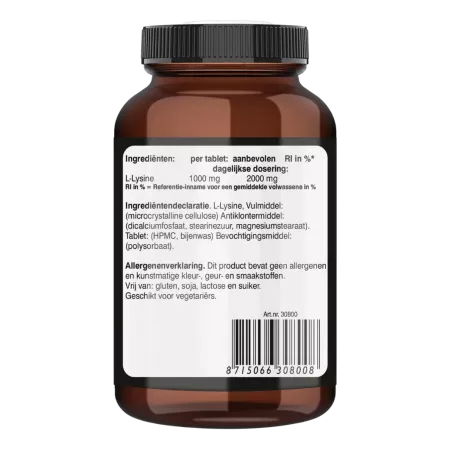 L-Lysine 1000mg kopen | Vits & Mins