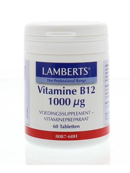 Lamberts Vitamine B12 1000mcg (cyanocobalamine)