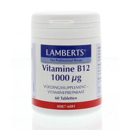 Lamberts Vitamine B12 1000mcg (cyanocobalamine)