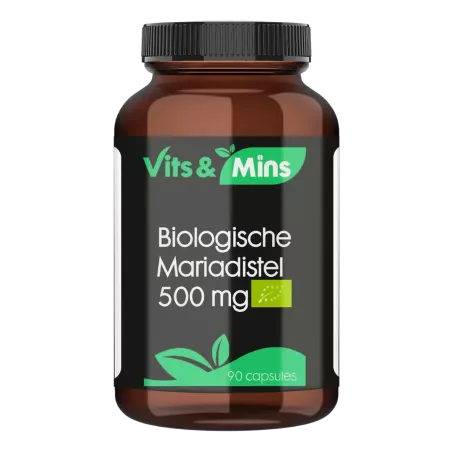Biologische Mariadistel 500mg kopen | Vits & Mins