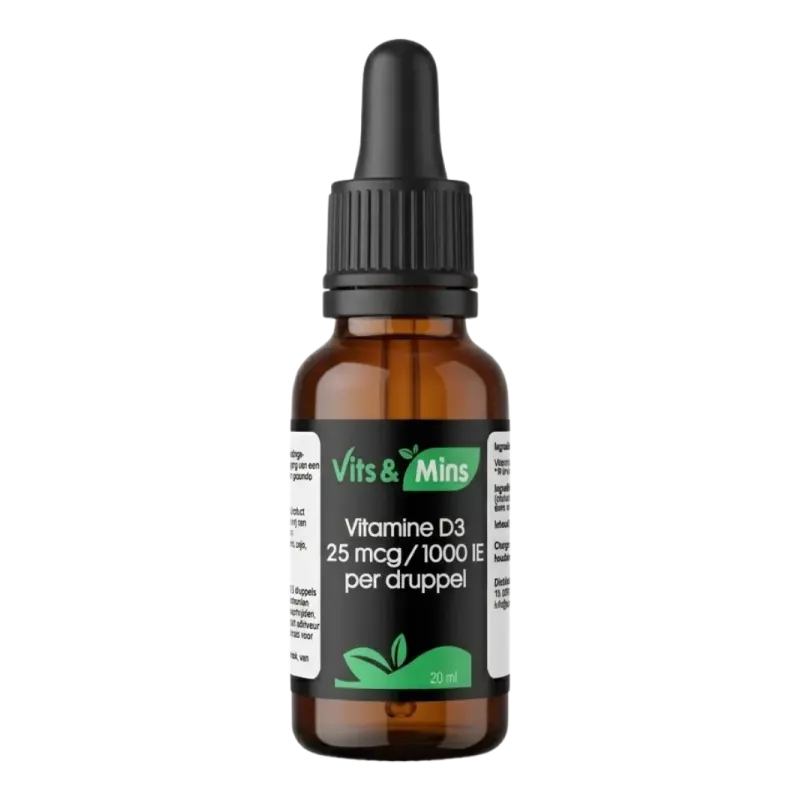 Vitamine D3 druppels 1000 IE kopen | Vits & Mins