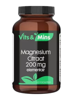 Magnesium Citraat 200mg kopen | Vits & Mins