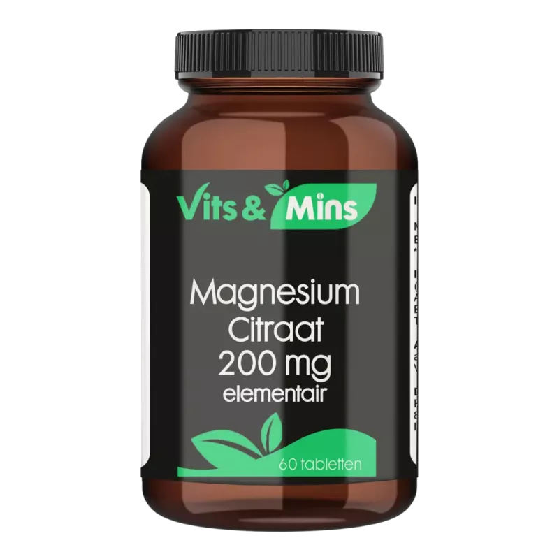 Magnesium Citraat 200mg kopen | Vits & Mins