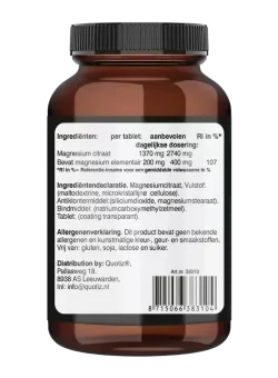 Magnesium Citraat 200mg kopen | Vits & Mins
