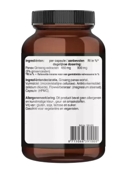 Koreaanse Ginseng 500mg kopen | Vits & Mins