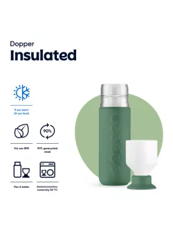 Dopper Insulated 350 ml Pine Green kopen | Vits & Mins