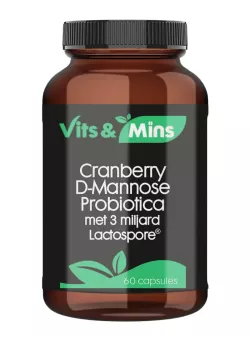 Cranberry D-mannose Probiotica kopen | Vits & Mins