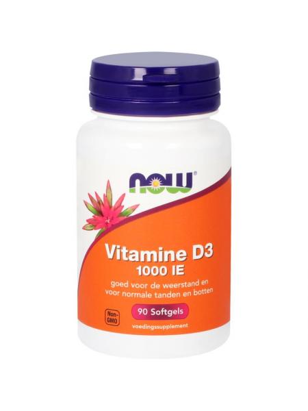 NOW Vitamine D3 1000IE