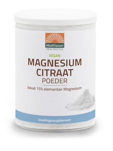 Mattisson Magnesium citraat poeder 15%