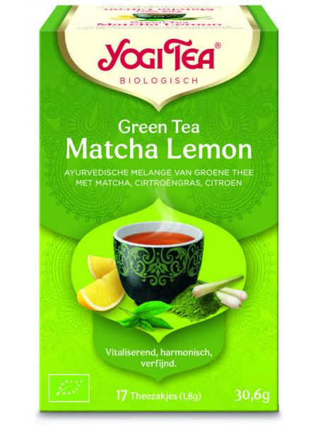 Yogi Tea Green tea matcha lemon bio
