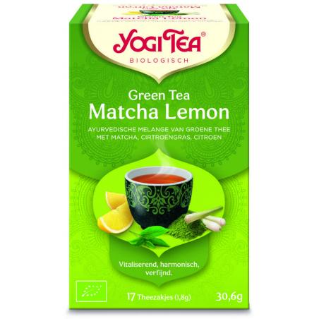Yogi Tea Green tea matcha lemon bio