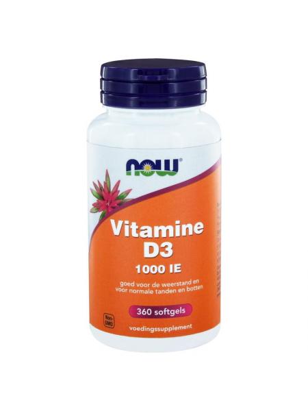 NOW Vitamine D3 1000IE