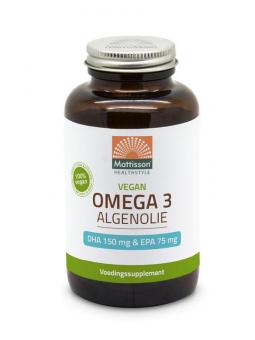 Mattisson Vegan omega 3 algenolie DHA 150mg EPA 75mg