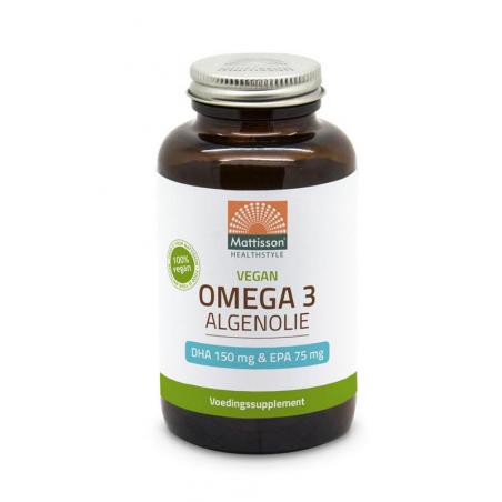 Mattisson Vegan omega 3 algenolie DHA 150mg EPA 75mg