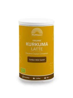 Mattisson Latte kurkuma goldenmilk gezoet kaneel - kokos bio