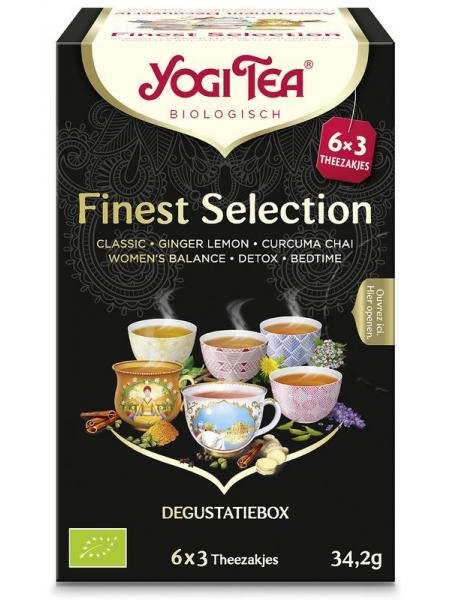 Yogi Tea Finest selection 3 x 6 stuks bio