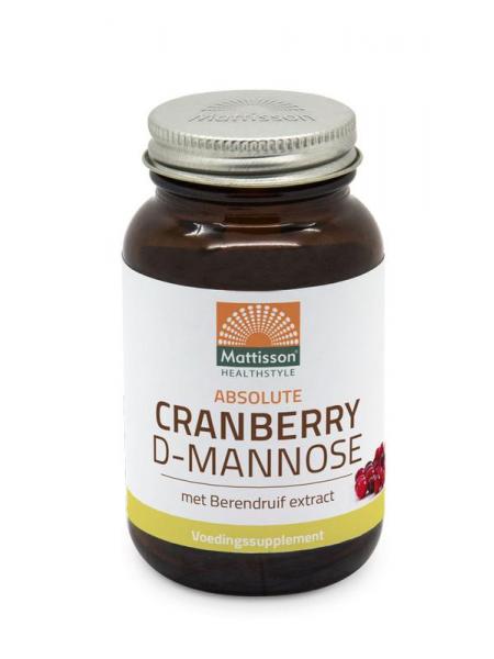 Mattisson Cranberry D-mannose met berendruif extract