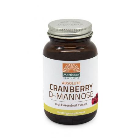 Mattisson Cranberry D-mannose met berendruif extract