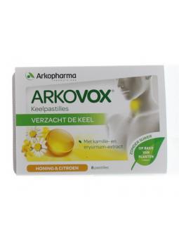 Arkovox Honing citroen keelpastilles