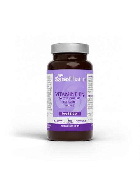 Sanopharm Vitamine B5 pantotheenzuur 100 mg