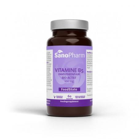 Sanopharm Vitamine B5 pantotheenzuur 100 mg