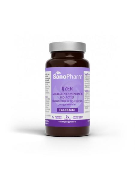 Sanopharm IJzer 10 mg & moly 20 mcg & C 30 mg