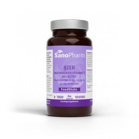 Sanopharm IJzer 10 mg & moly 20 mcg & C 30 mg