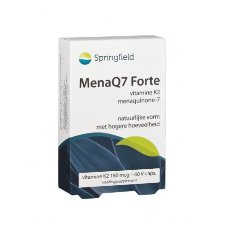 Springfield MenaQ7 Forte vitamine K2 180 mcg